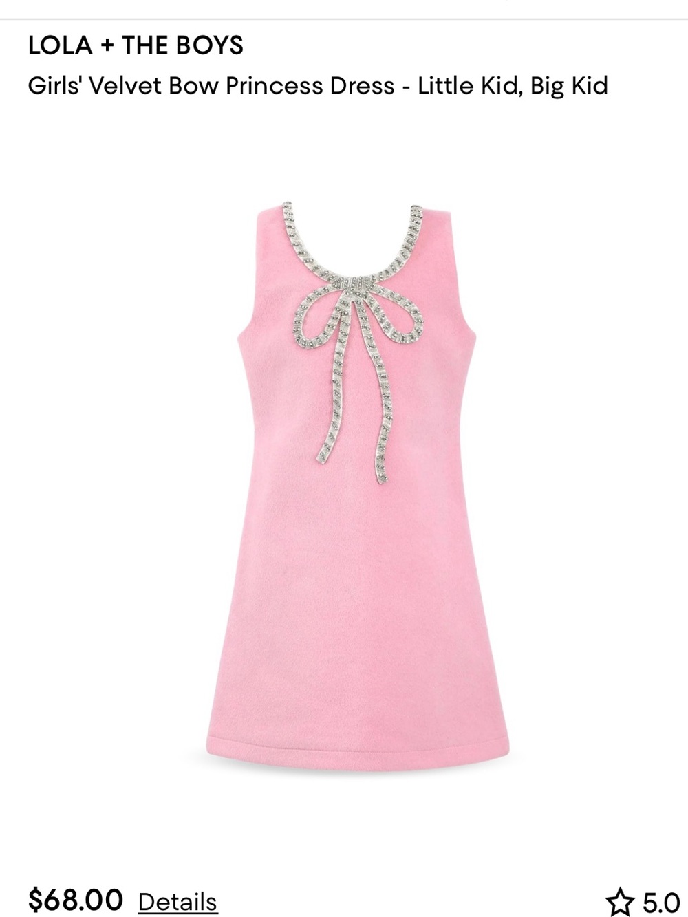 Lola and the boys authentic dress